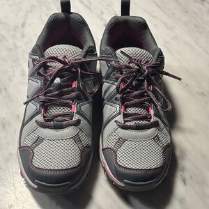 Fila Women's Gray and Pink Athletic Shoes